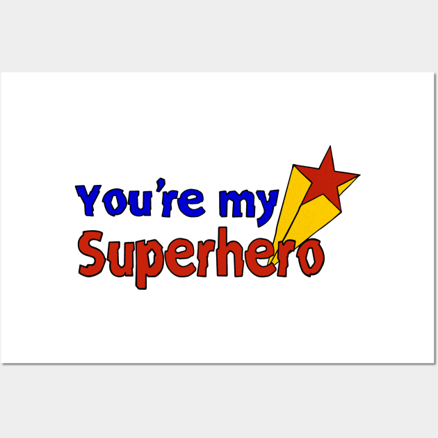 My Super Hero Wall Art by  Colorful&Goldie